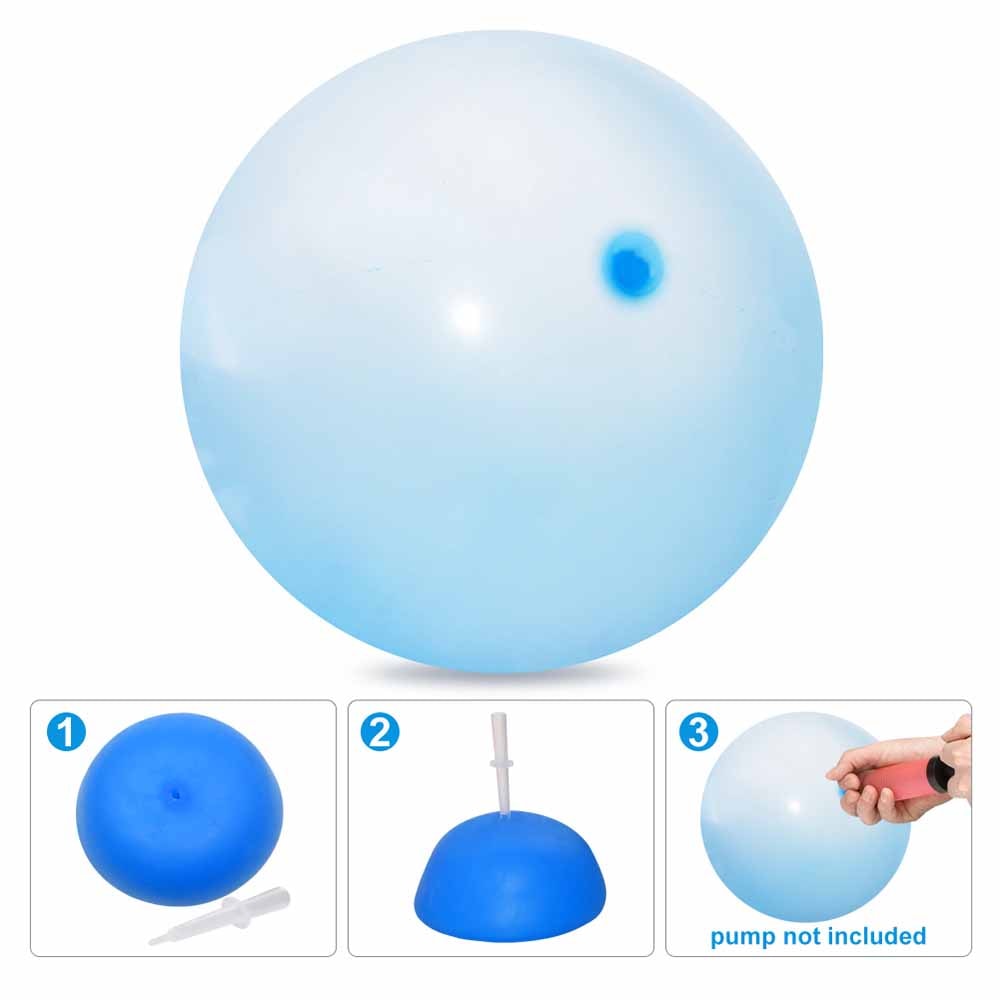 Kids Blow Up Balloon Toy Inflatable Soft Air And Water Bubble Ball For Outdoor Fun Parties And Summ 4