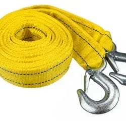 heavy duty car tow cable towing rope strap with forged hooks, road recovery pull for car accessories