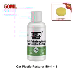 plastic restore revitalizer long lasting car rubber renovator for glossy black shine