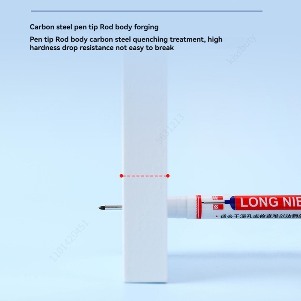 Waterproof Deep Hole Markers For Metal Woodworking Multi Purpose Perforating Pen 7