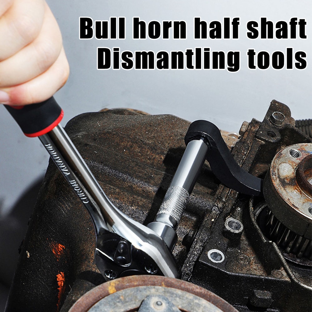 Axle Disassembly Tool Adapter For Open End Wrenches Half Axle Drive Pry Bar Tool For Easy Axle Repa 4