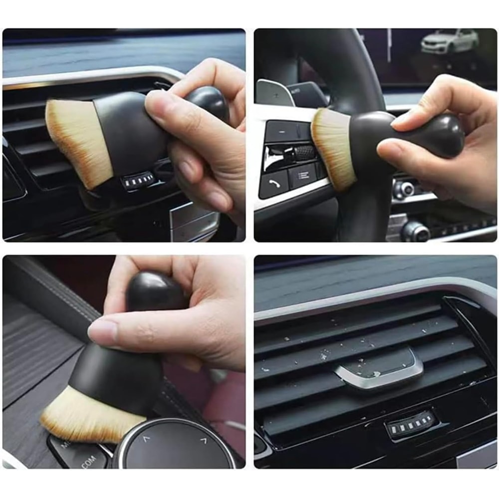 Car Interior Cleaning Brush Premium Soft Bristle Detailing Tool For Keyboards Air Conditioners Cam 6