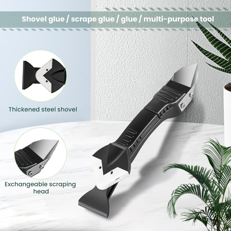 Silicone Remover And Caulk Finisher Kit Complete Floor Grout Tool Set For Smooth Surface Restorati 5