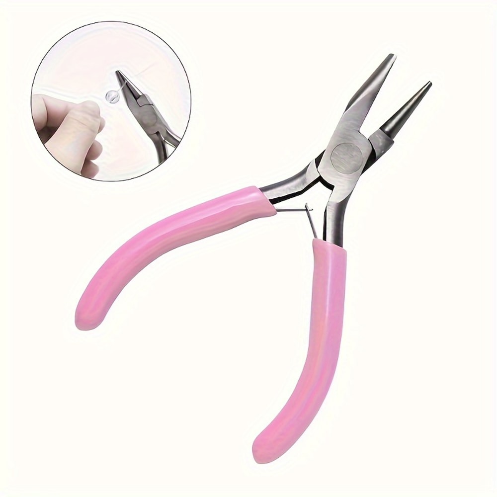 Precision Round Concave Pliers For Jewelry Making Mini Wire Loop Tool For DIY Projects 4