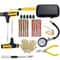 Car Tire Repair Kit Emergency Tire Puncture Plug Tools Complete Kit With Glue Repair Strips And Acc 6