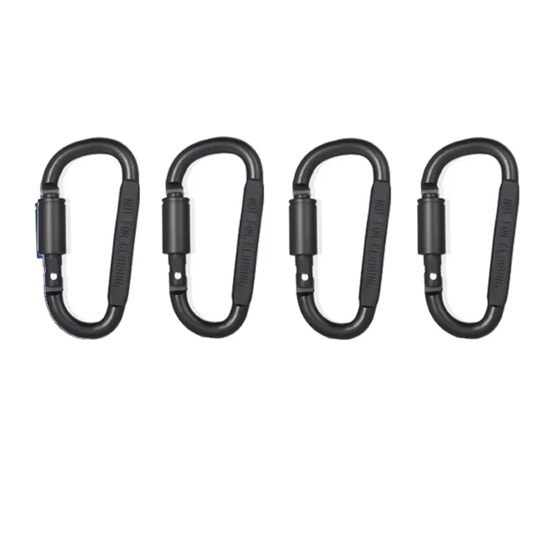 Durable Aluminum Carabiner Set For Keychains Outdoor Gear And EDC Tactical Clips For Camping Survi 1