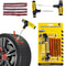 Car Tire Emergency Repair Kit With Plug Tools For Fast Tubeless Puncture Fix 0