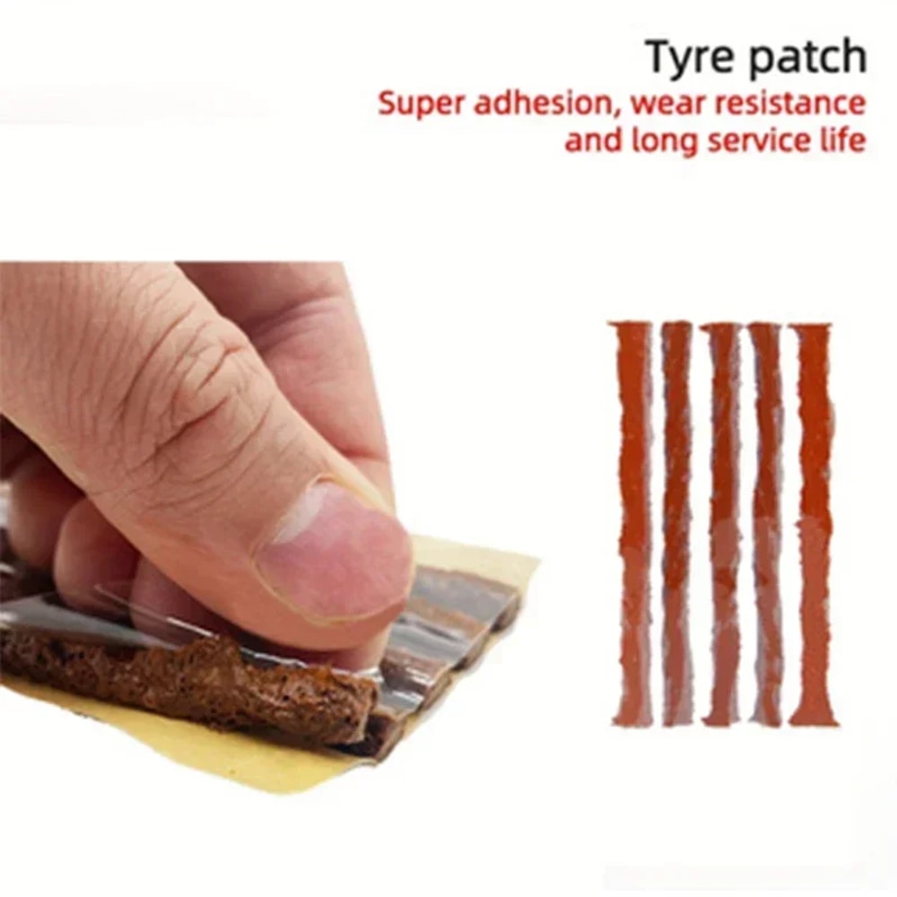 Car Tire Emergency Repair Kit With Plug Tools For Fast Tubeless Puncture Fix 2