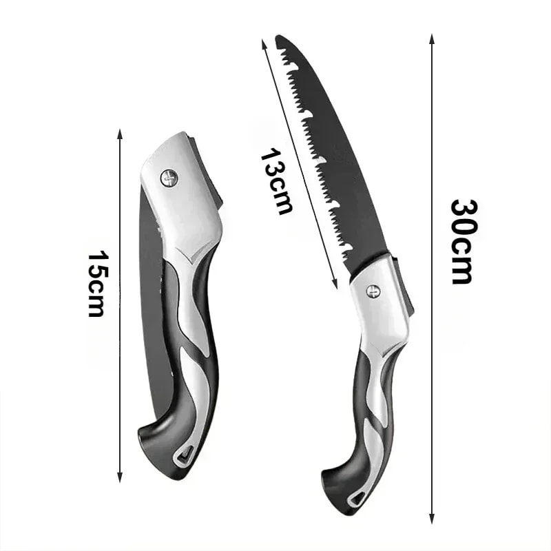 Portable Folding Hand Saw For Gardening Multifunctional Pruner Logging Tool 8