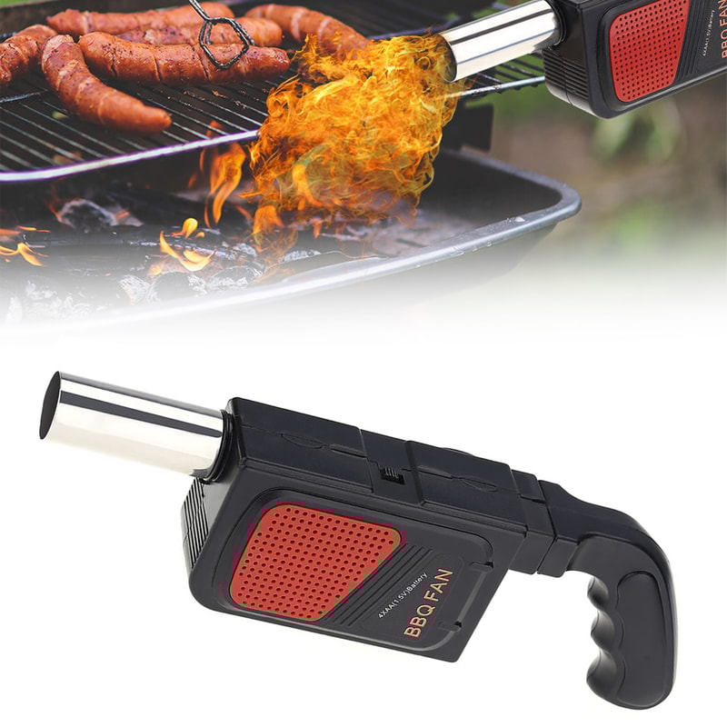 Handheld Electric BBQ Fan Portable Air Blower For Faster Charcoal Ignition 2