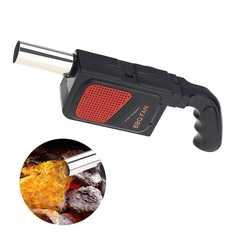 Handheld Electric BBQ Fan Portable Air Blower For Faster Charcoal Ignition 0