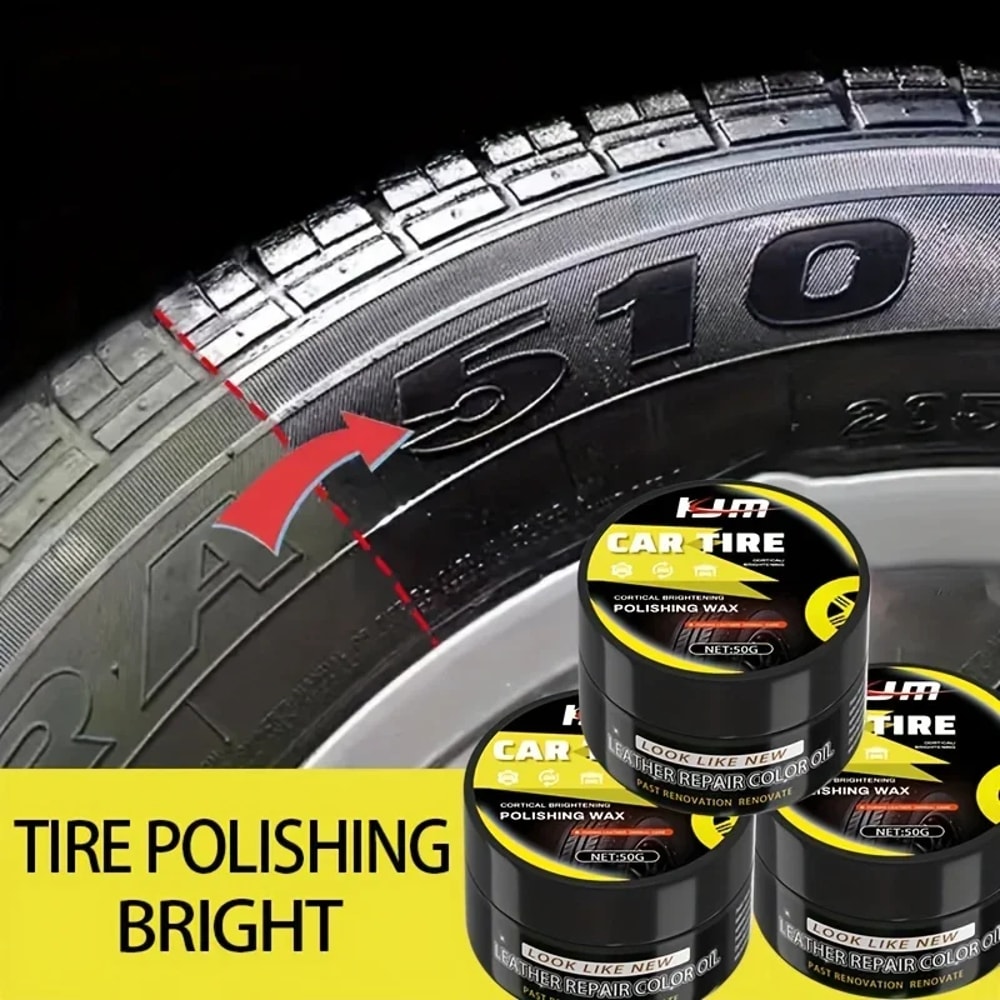 Ultimate Tire Wheel Shine Wax Restores Faded Paint Protects Against Cracks And Enhances Finish For 1