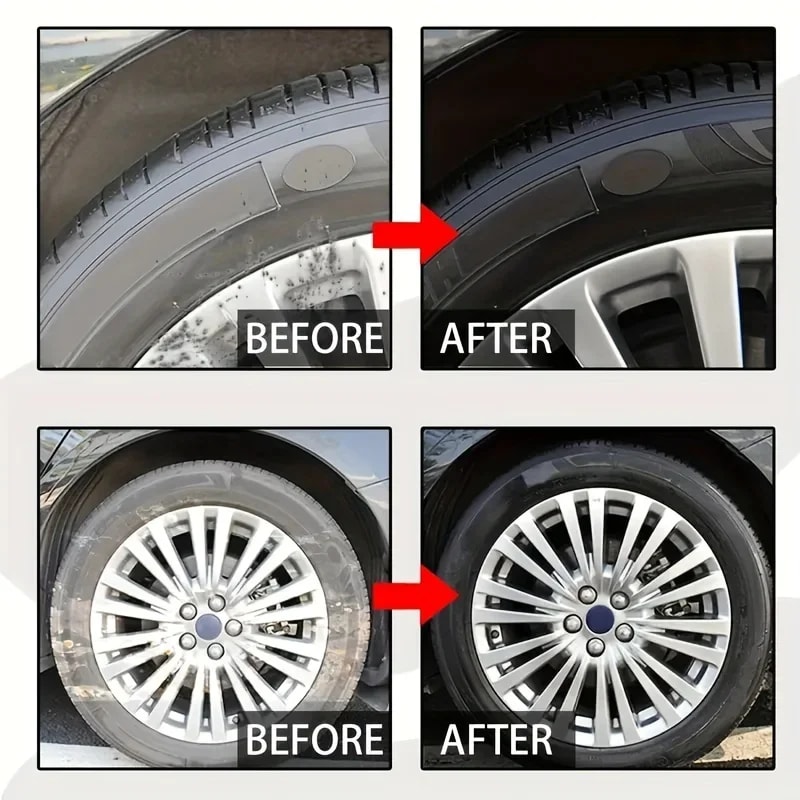 Ultimate Tire Wheel Shine Wax Restores Faded Paint Protects Against Cracks And Enhances Finish For 2