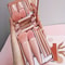 Portable Makeup Brush Set With Mirror Foldable Travel Kit Compact Convenient Mini Makeup Brush Set 3