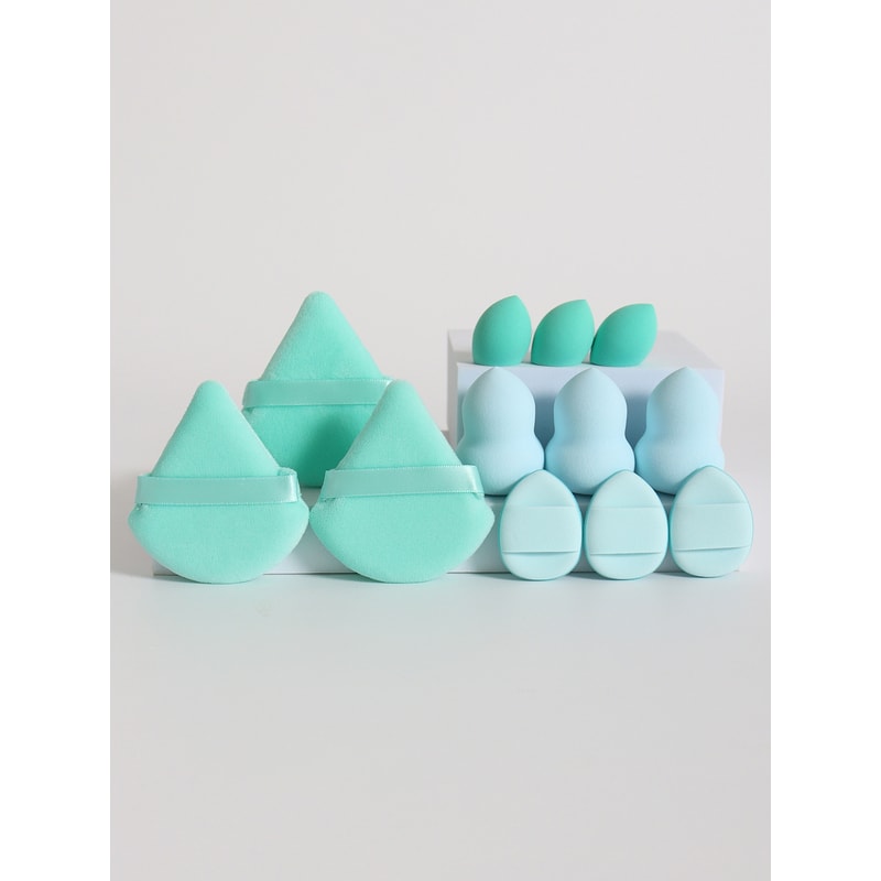 All Purpose Makeup Sponge Set Loose Powder Puffs Mini Air Cushion Puffs Beauty Eggs 2