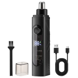 rechargeable electric nose hair trimmer professional, washable, painless, and automatic
