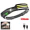 USB Rechargeable LED Headlamp With Sensor Built In Battery Induction Headlight For Outdoor Camping 9