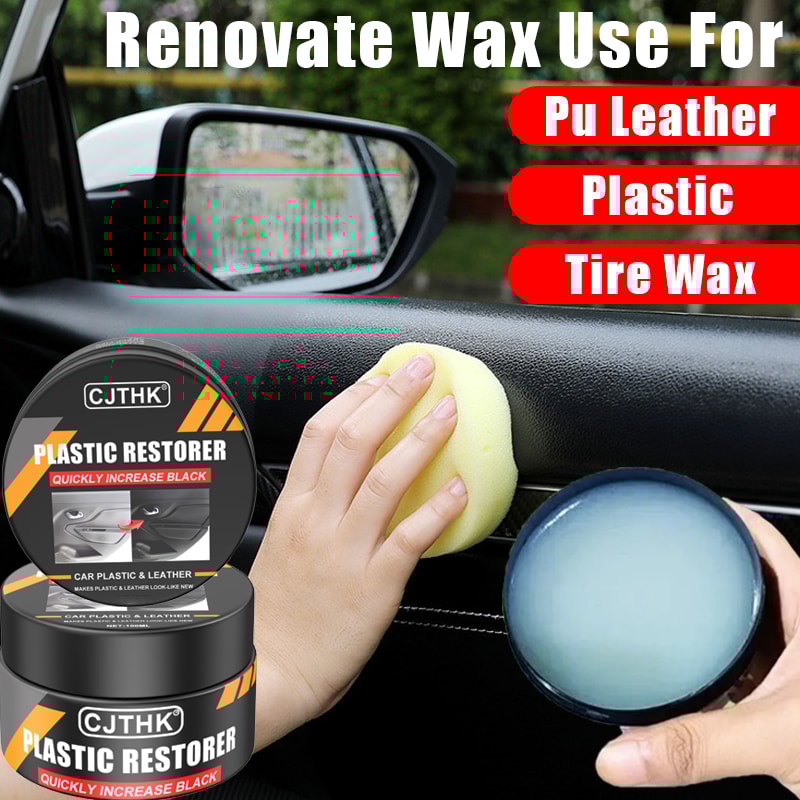 Car Plastic Restorer Crystal Clear Auto Interior Leather Panel Renewal Wax Coating Agent Back To B 5
