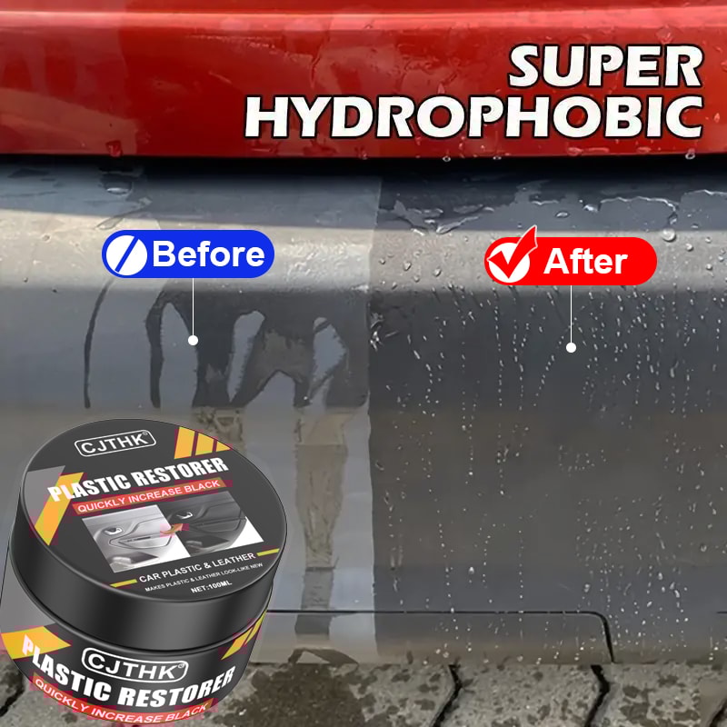 Car Plastic Restorer Crystal Clear Auto Interior Leather Panel Renewal Wax Coating Agent Back To B 2