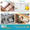 Premium Non Slip Kitchen Shelf Liner Waterproof Easy Clean Drawer Cabinet Liner For Cupboards 6