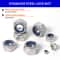 Hex Nylon Insert Self Lock Nut Assortment Kit Stainless Steel Durable Locknut Set 3