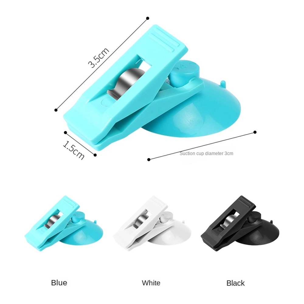 Car Window Clip Mount Suction Cup Removable Holder For Sunshade Interior Accessories 3