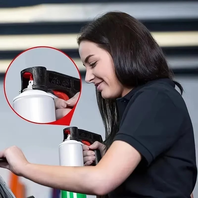 Portable Spray Paint Handle Universal Reusable Hand Spray Gun For Car Color Changing DIY Projects 6