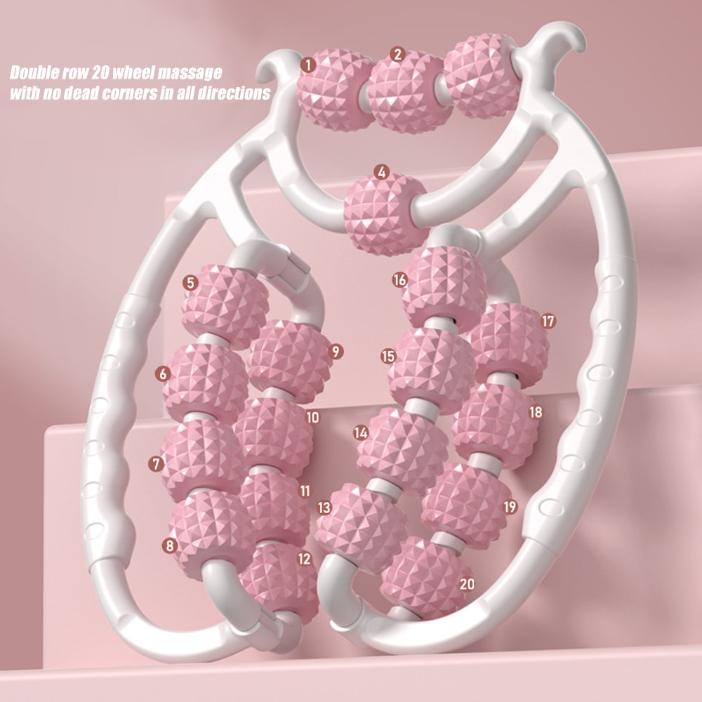 Newest Wheel Annular Leg Clamp Massager Anti Cellulite Roller For Body Slimming And Relaxation 0