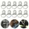 Stainless Steel D Ring Tie Down Anchors For Cargo Trailer Boat RV Durable Lashing Rings For Secure 0