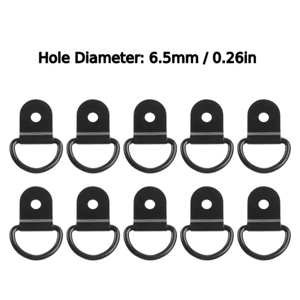 Stainless Steel D Ring Tie Down Anchors For Cargo Trailer Boat RV Durable Lashing Rings For Secure 6