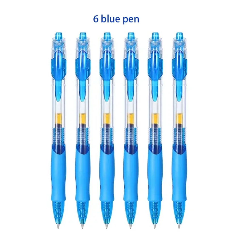 Retractable Gel Pens Set Black Red Blue Ink Ballpoint For Writing Office Supplies 1