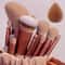 Soft Fluffy Makeup Brush Set Premium Kabuki Blending Brushes For Flawless Foundation Powder And Ey 1