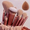 Soft Fluffy Makeup Brush Set Premium Kabuki Blending Brushes For Flawless Foundation Powder And Ey 1