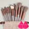 Soft Fluffy Makeup Brush Set Premium Kabuki Blending Brushes For Flawless Foundation Powder And Ey 11