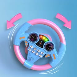infant shining steering wheel toy early education interactive toy for kids