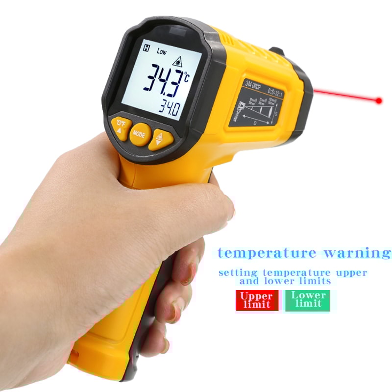 Infrared Non Contact Thermometer High Precision Handheld Electronic Temperature Gauge For Industria 2
