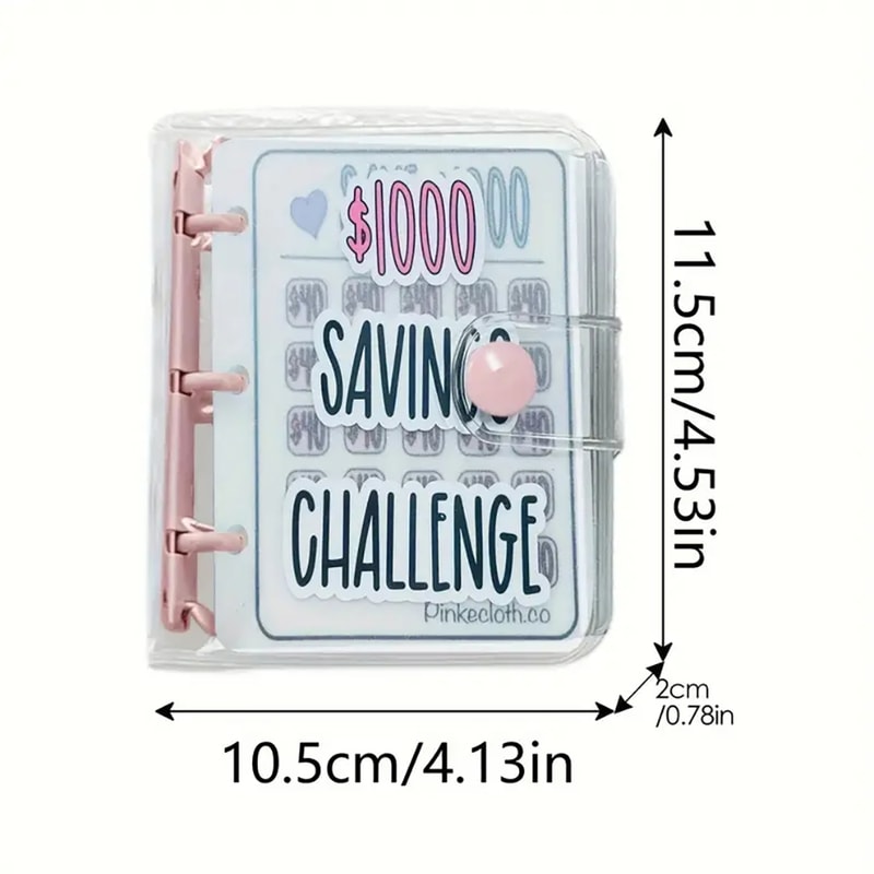Savings Challenge Binder Mini Budget Binder With Cash Envelopes Accessories 5