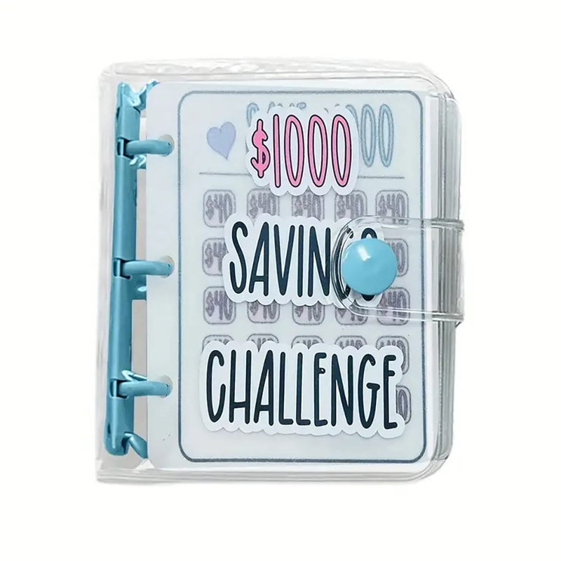 Savings Challenge Binder Mini Budget Binder With Cash Envelopes Accessories 3