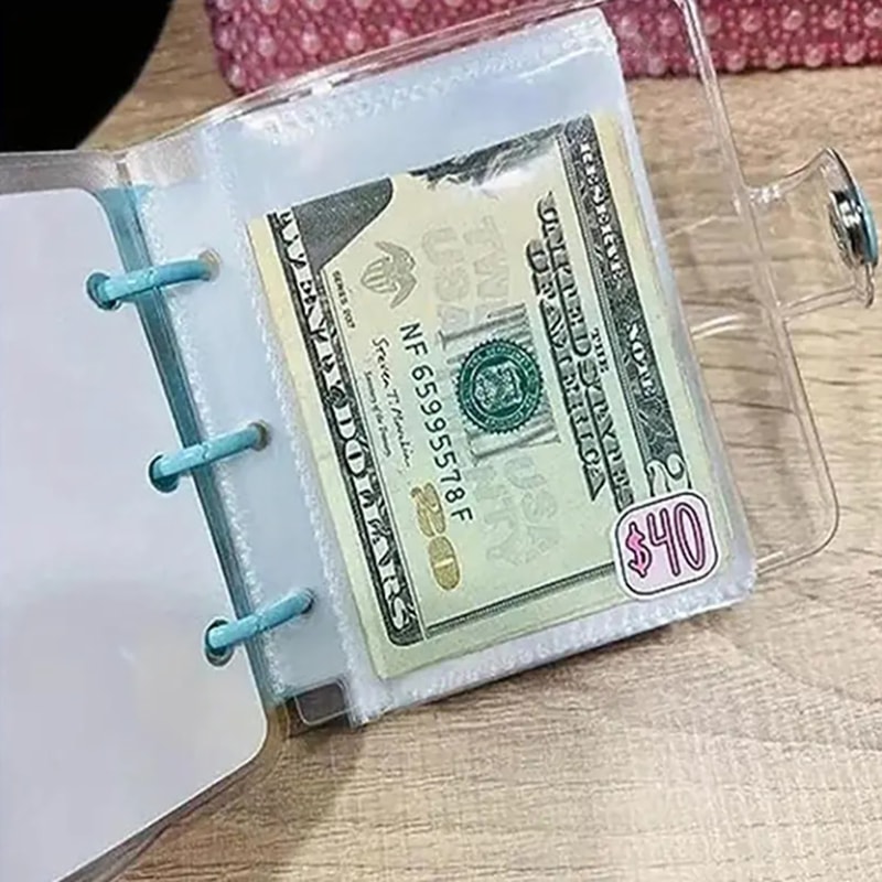 Savings Challenge Binder Mini Budget Binder With Cash Envelopes Accessories 7