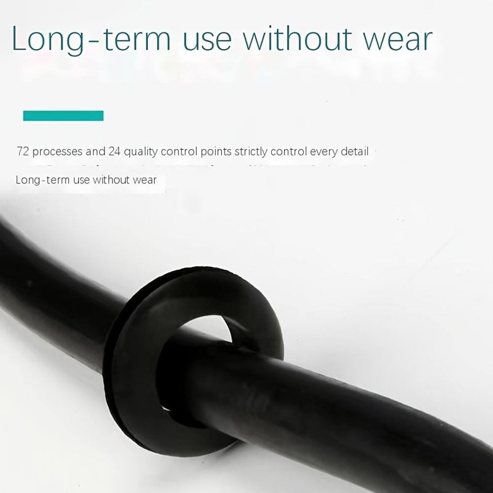 Black O Ring Rubber Washer Seals Gasket Assortment Kit Versatile Grommet Electrical Seal Set 8