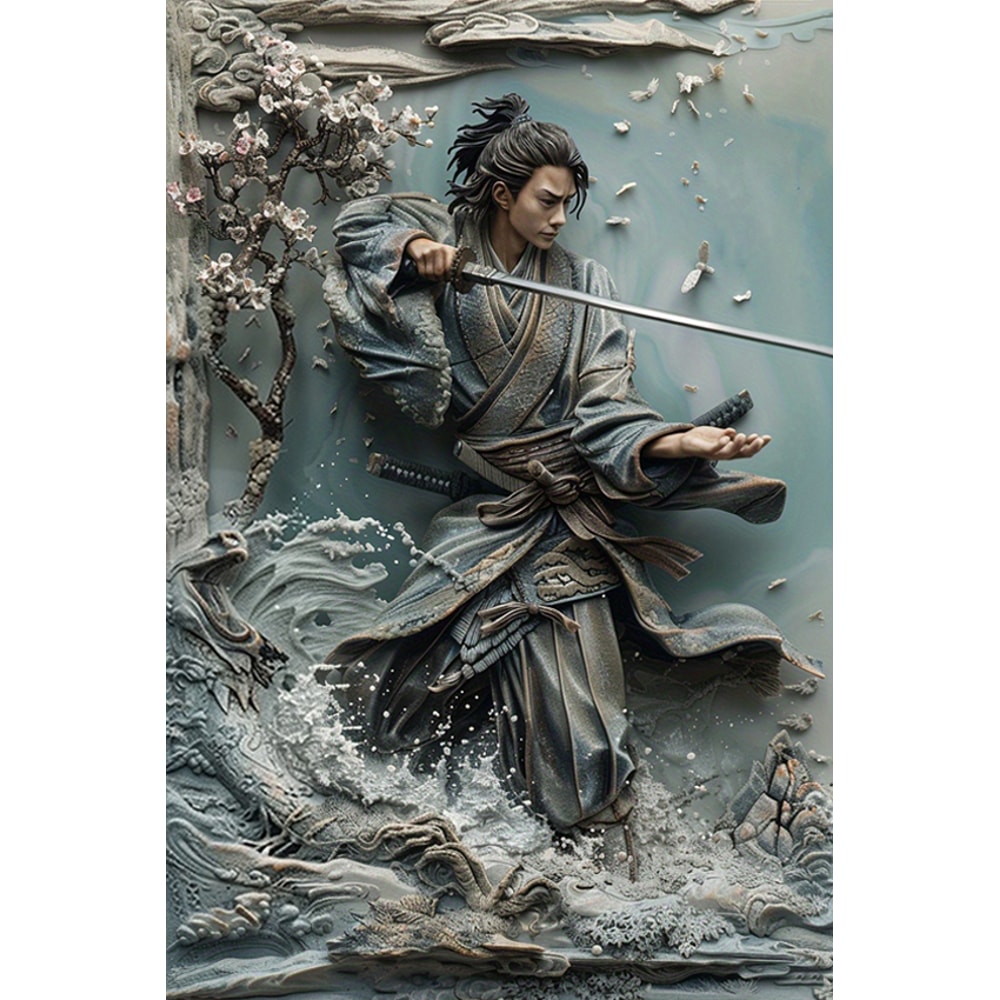 Vintage Samurai Ninja Metal Wall Art Plaque Perfect For Cafe Man Cave Bars Garden Home Room Clubs 7