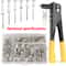 Heavy Duty Rivet Tool Set Pop Rivet Gun Blind Rivets Assortment Kit With Rivet Nut Tool 3