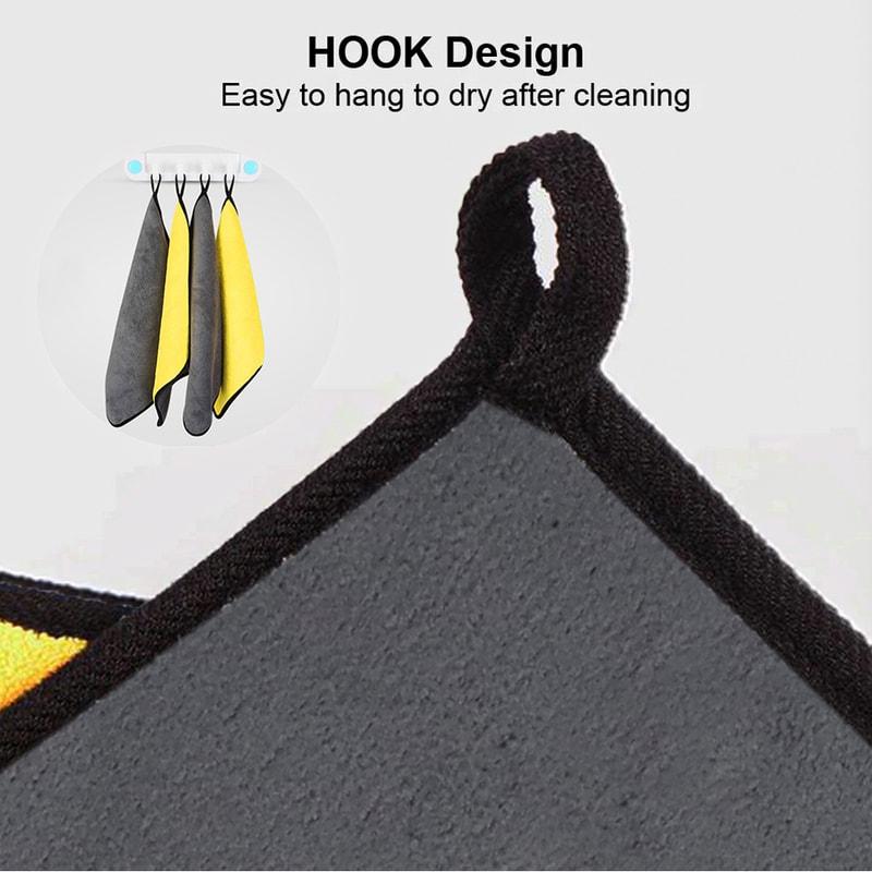 Car Wash Microfiber Towel For Effective Car Cleaning Super Absorbent Durable Drying Cloth For Deta 1