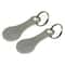 Metal Shopping Cart Tokens Keychain Portable Trolley Token Holder For Shopping Outdoor Use 0