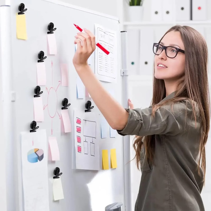 Heavy Duty Magnetic Clips For Whiteboards Photos Strong Bulldog Clips For Home Office And Display 1