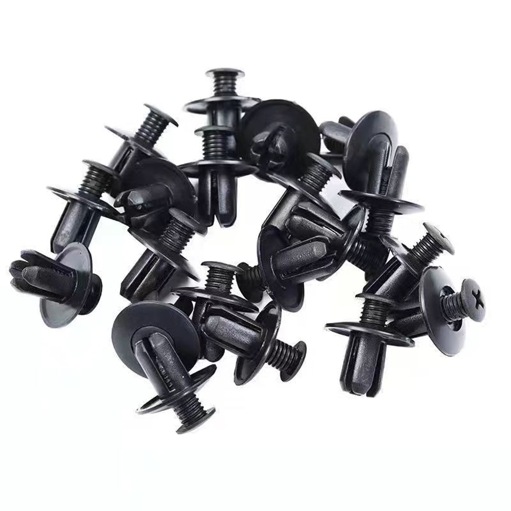 Plastic Rivets Fasteners For Car Bumper Fender Black Rivet Clips For Automotive Repair 1