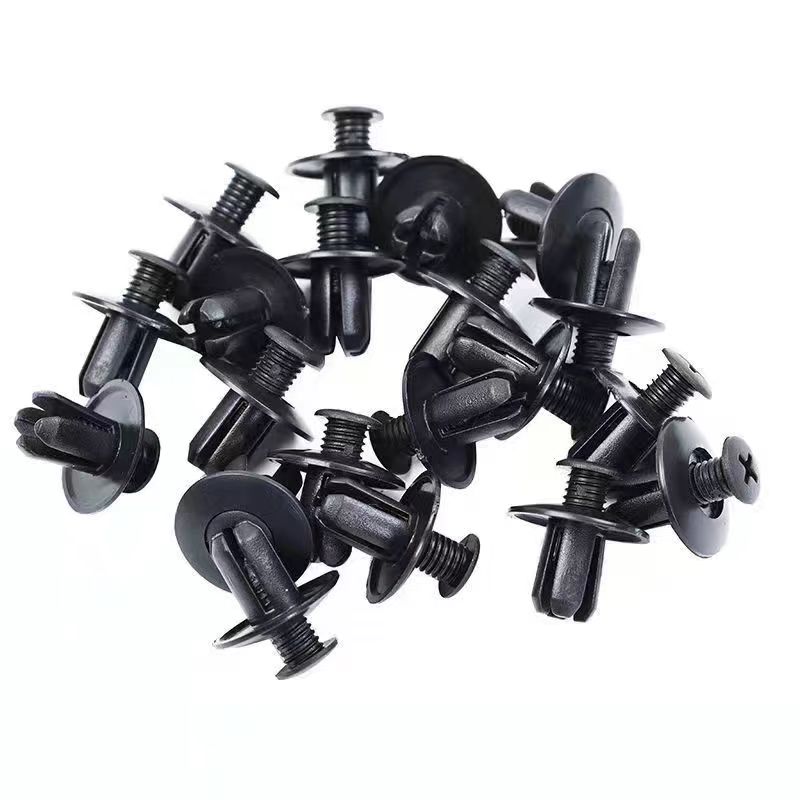 Plastic Rivets Fasteners For Car Bumper Fender Black Rivet Clips For Automotive Repair 1