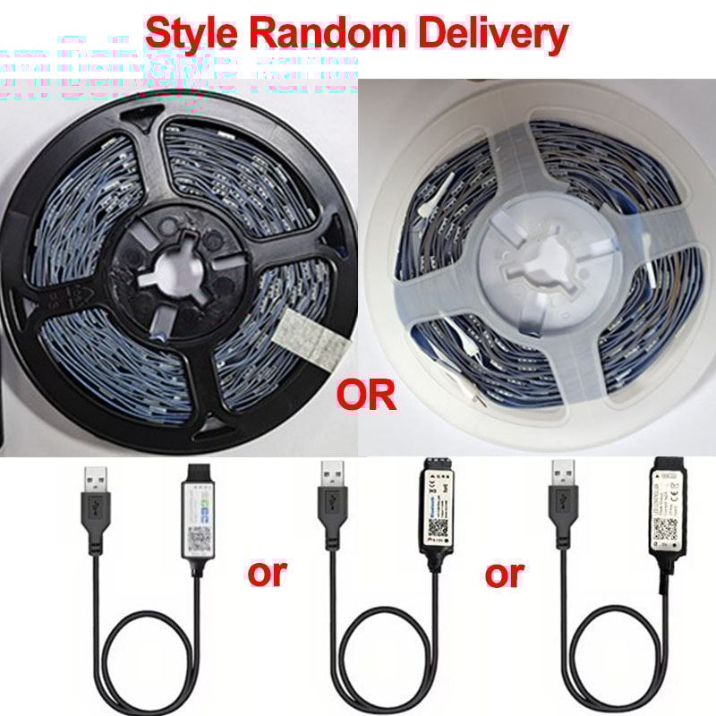 Smart Bluetooth LED Strip Lights Flexible RGB Backlights For TV Home Decor With App Control 8