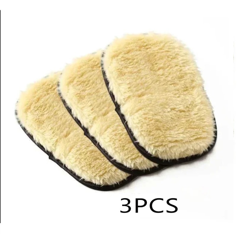 Plush Car Washing Gloves Thickened Imitation Wool Waxing Polishing Gloves For Car Cleaning And Det 5