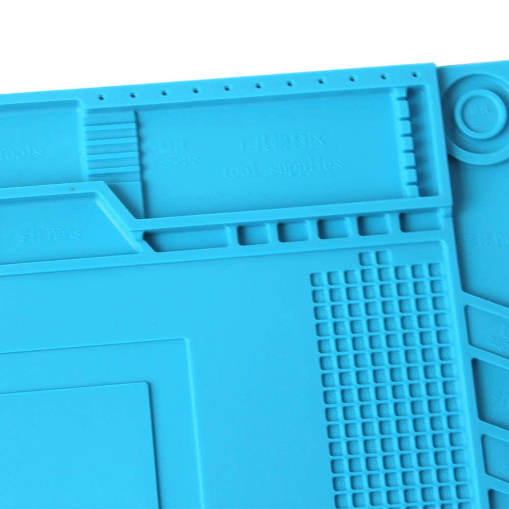 Heat Resistant Soldering Station Mat Silicone Anti Static Magnetic Mat For Electronics Gadget Repa 1